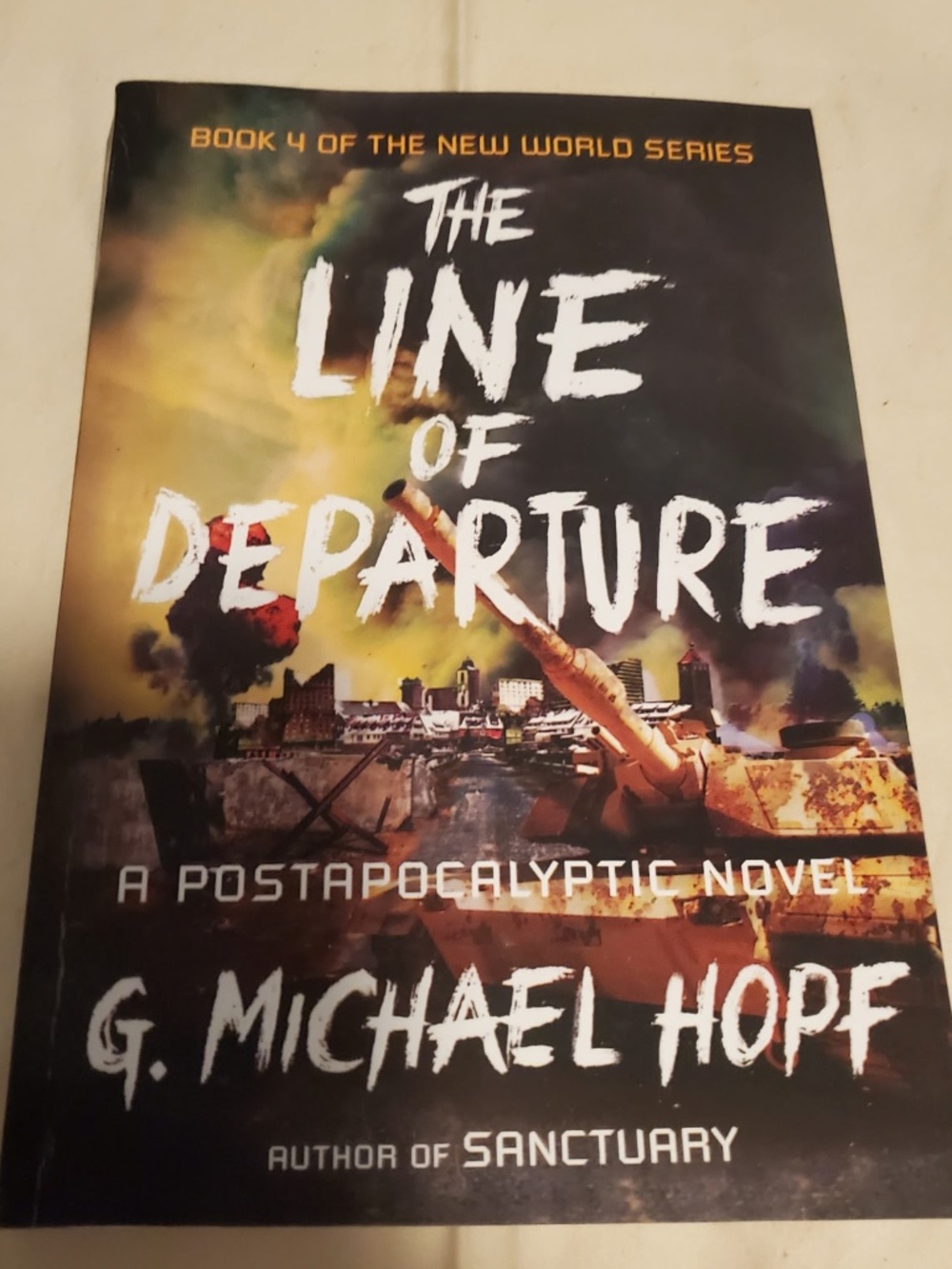 Books by Michael hope..the line of departure...blood sweat and tears
